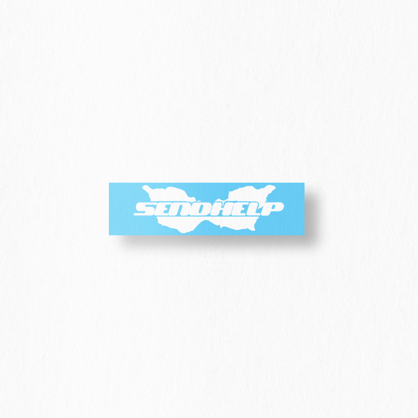 SEND HELP BUTTERFLY STICKER